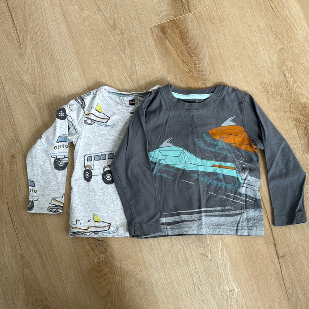 Tea Collection Boys Long Sleeve Shirt Bundle 2t